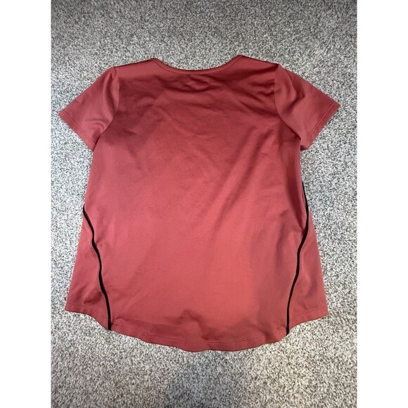 Under Armor Top Size Medium Pink Breathable Loose Fit HeatGear - Picture 6 of 6